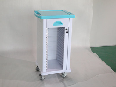  Hospital medical record folder cart 30 with drawers
